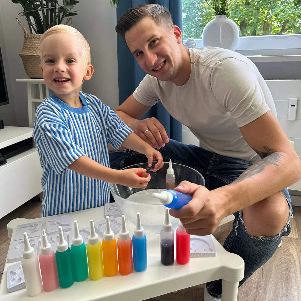 Magische Gel om Waterwezentjes te Maken – 4, 8 of 12 Kleuren (vanaf 2 jaar)