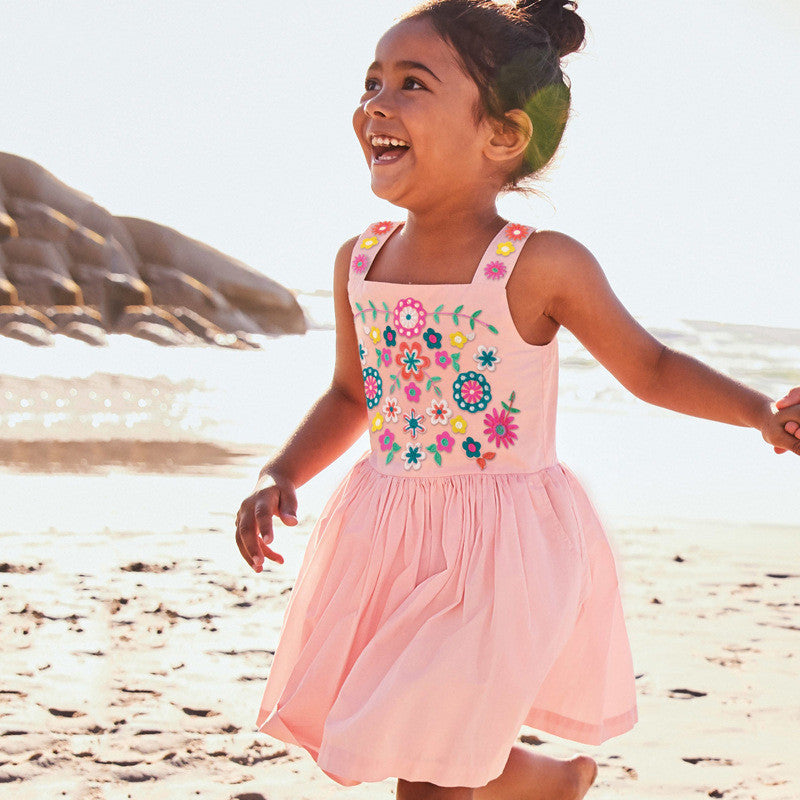 Geborduurde Kids Jurk