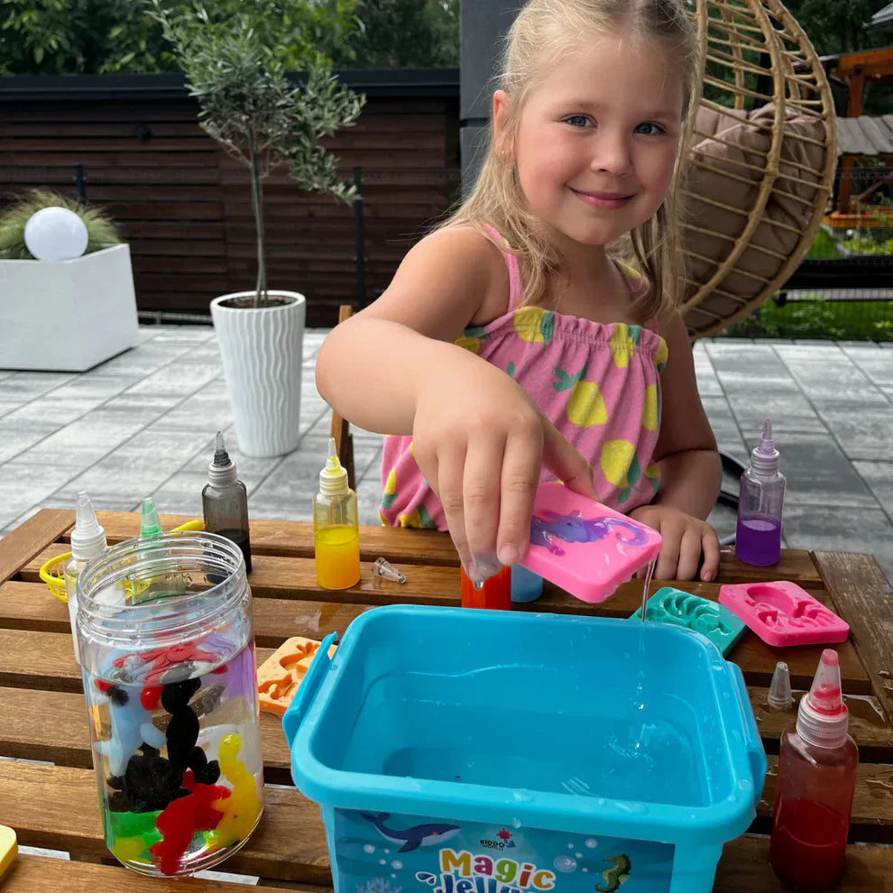 Magische Gel om Waterwezentjes te Maken – 4, 8 of 12 Kleuren (vanaf 2 jaar)