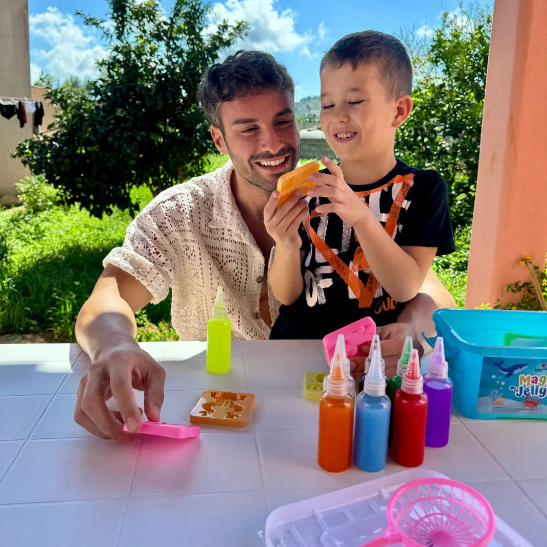 Magische Gel om Waterwezentjes te Maken – 4, 8 of 12 Kleuren (vanaf 2 jaar)