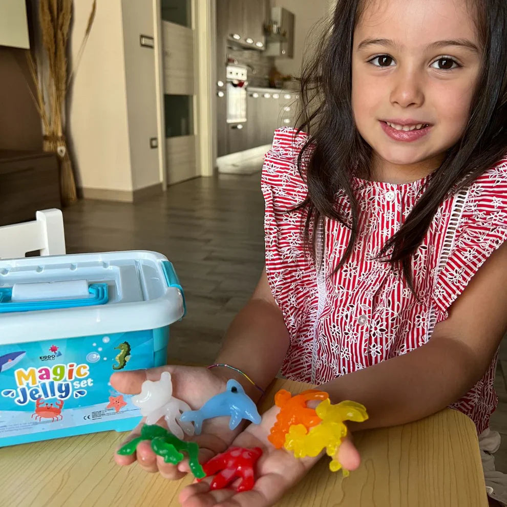 Magische Gel om Waterwezentjes te Maken – 4, 8 of 12 Kleuren (vanaf 2 jaar)