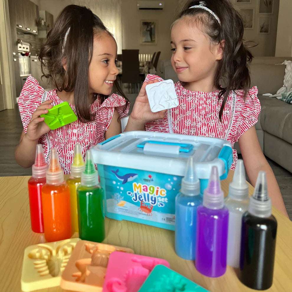 Magische Gel om Waterwezentjes te Maken – 4, 8 of 12 Kleuren (vanaf 2 jaar)