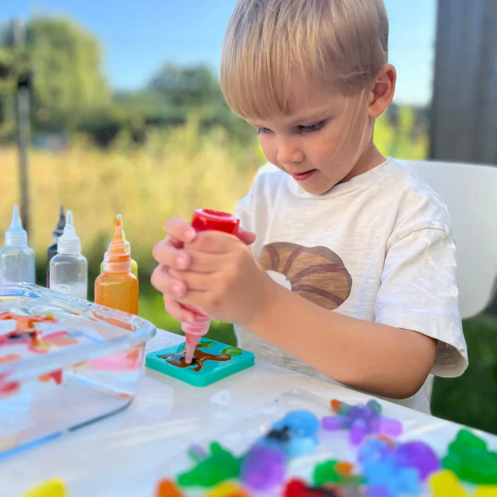 Magische Gel om Waterwezentjes te Maken – 4, 8 of 12 Kleuren (vanaf 2 jaar)