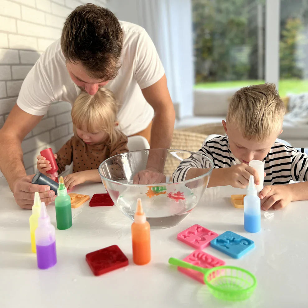 Magische Gel om Waterwezentjes te Maken – 4, 8 of 12 Kleuren (vanaf 2 jaar)