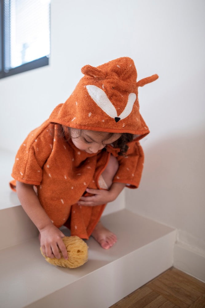 Badponcho met capuchon voor kinderen- MR Vos