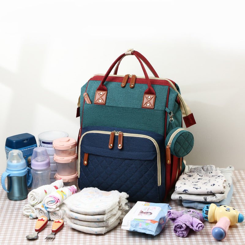 2-in-1 Baby Rugzak met Geïntegreerd Verschoonbed