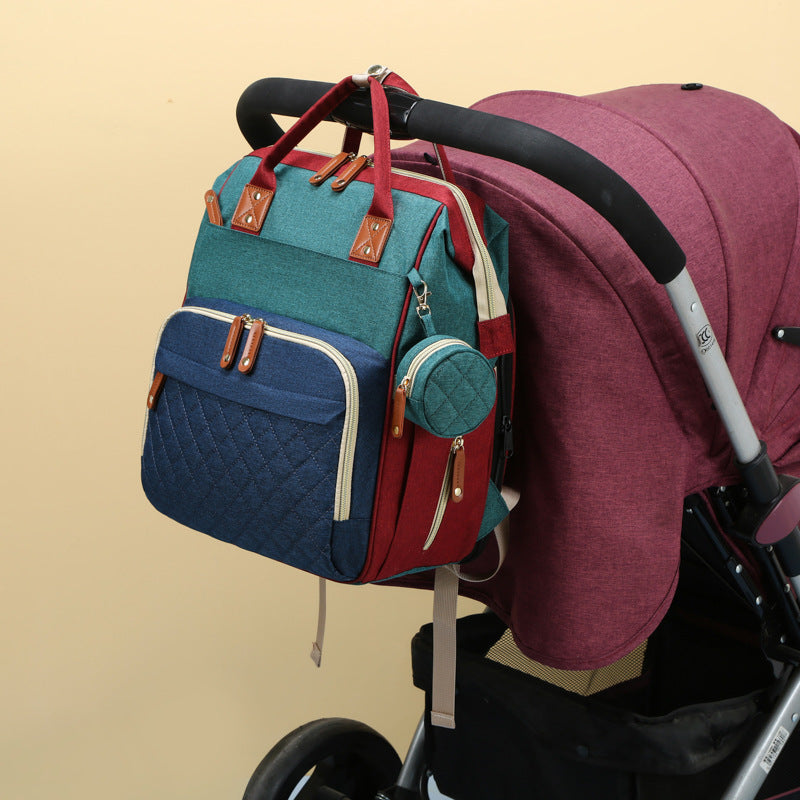 2-in-1 Baby Rugzak met Geïntegreerd Verschoonbed