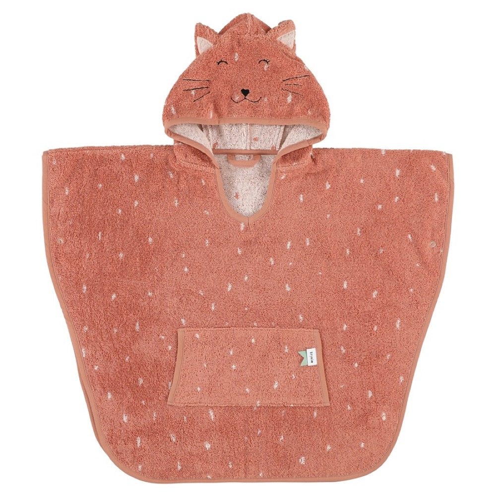 Badponcho met capuchon voor kinderen- Mrs Kat