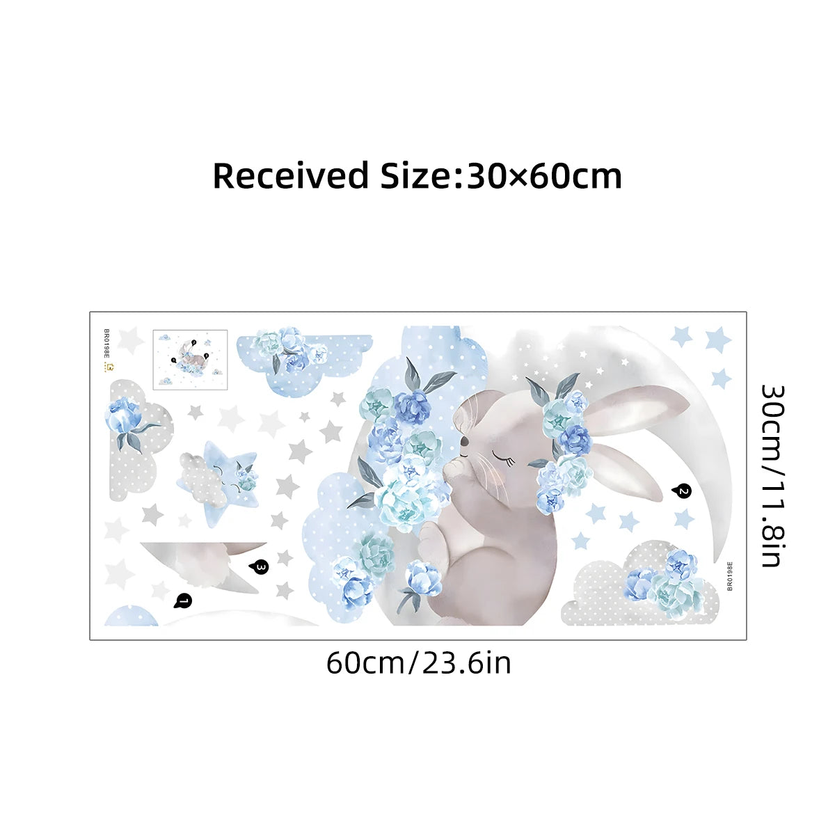 Roze Olifant Muursticker - Cartoon Design voor Baby- en Kinderkamer - Slaapkamer & Woonkamer Decoratie