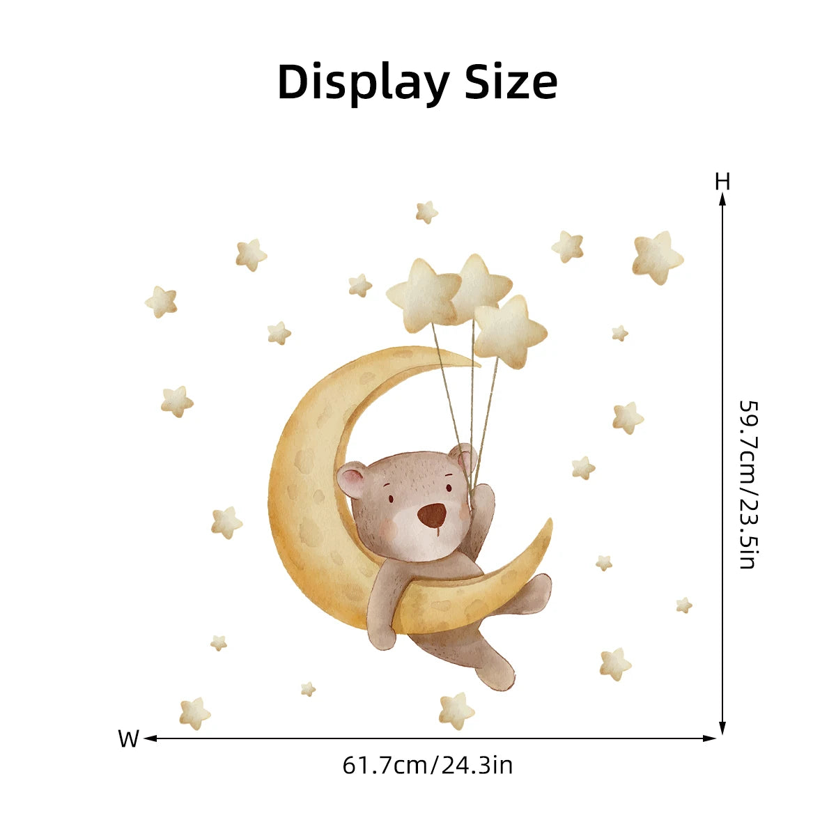 Roze Olifant Muursticker - Cartoon Design voor Baby- en Kinderkamer - Slaapkamer & Woonkamer Decoratie