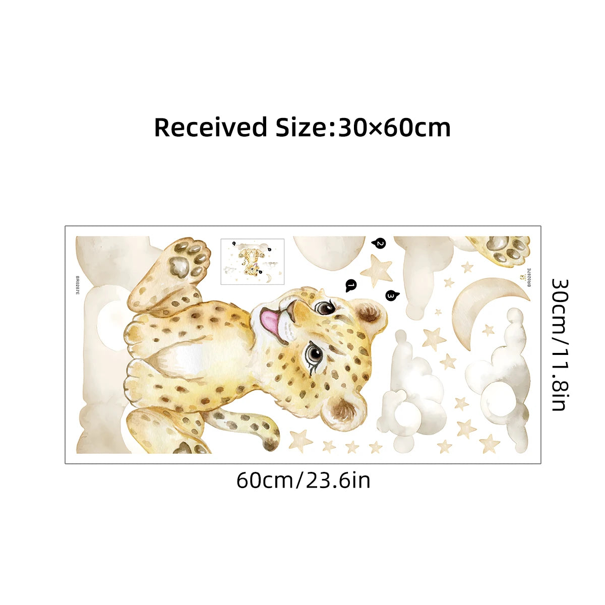 Roze Olifant Muursticker - Cartoon Design voor Baby- en Kinderkamer - Slaapkamer & Woonkamer Decoratie