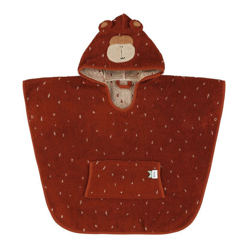 Badponcho met capuchon voor kinderen- MR Aapje