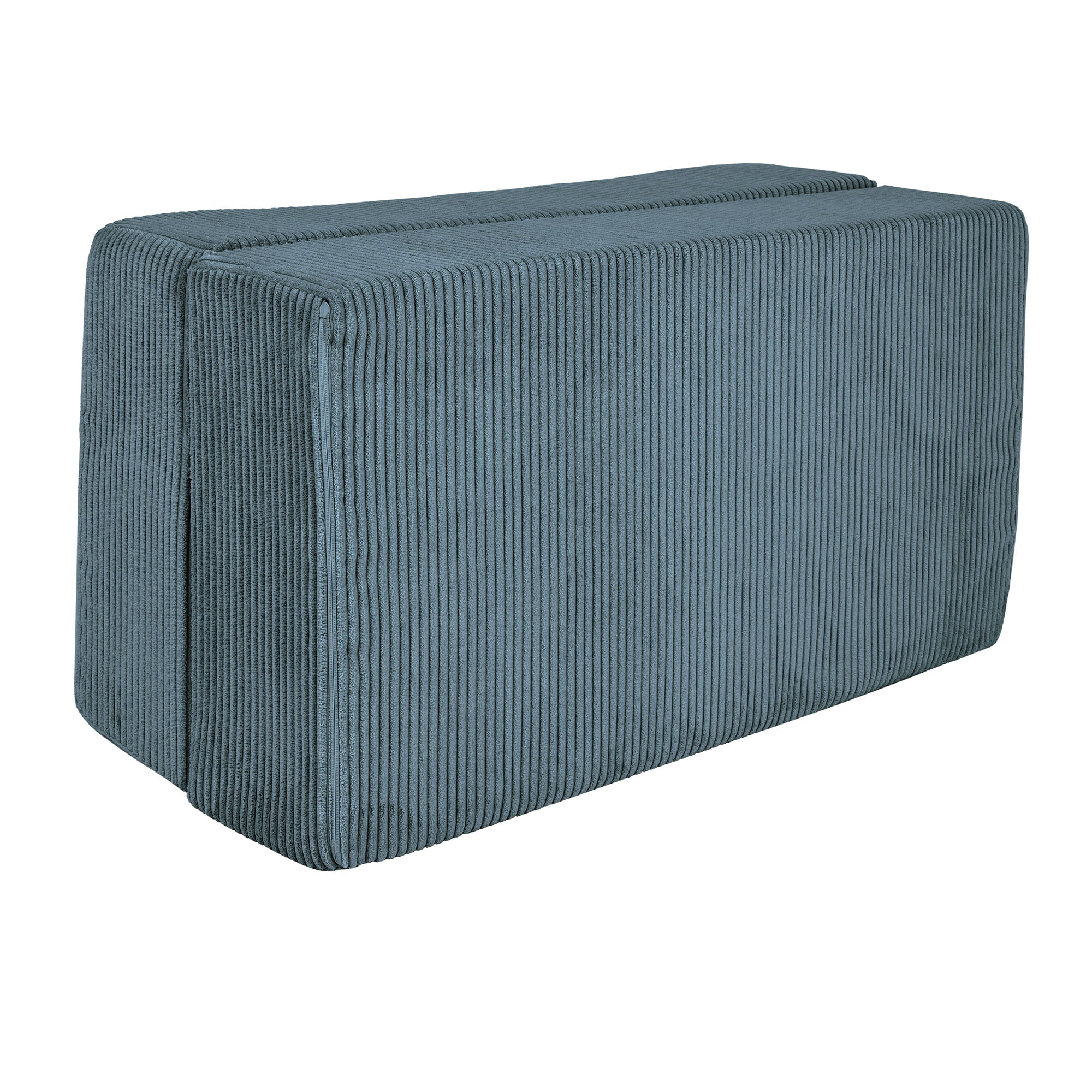 MeowBaby® Soft Velvet Cube Sofa - Turquoise