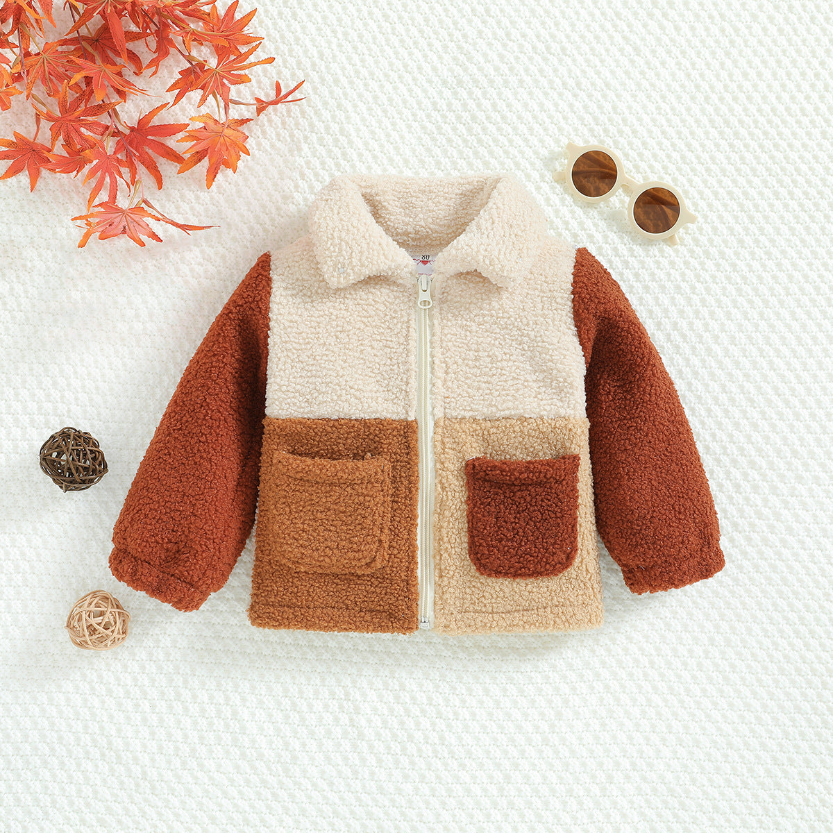 Kids Teddy Fleece Jas