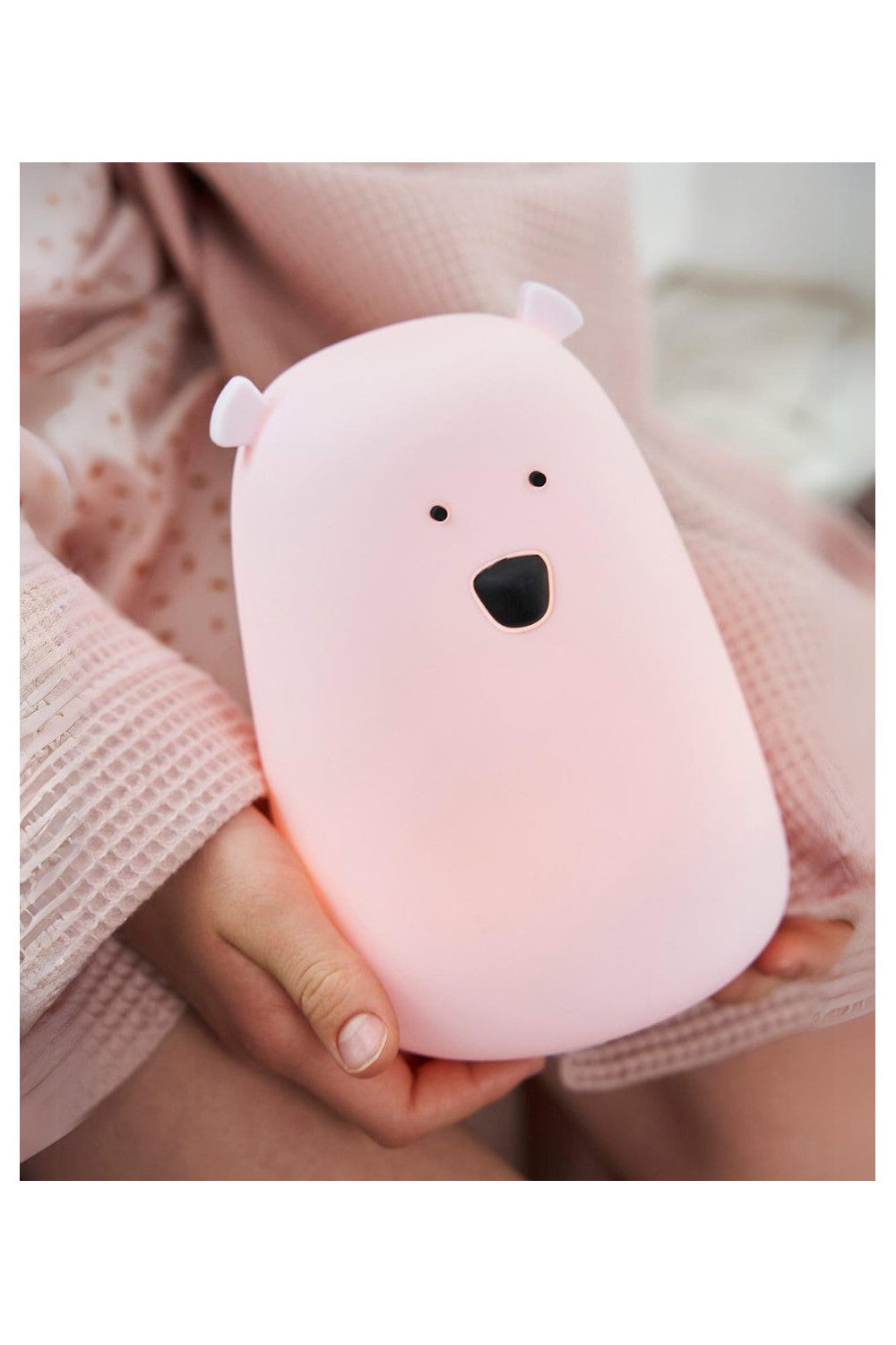 Big Bear Silicone Lamp with Remote - Pink